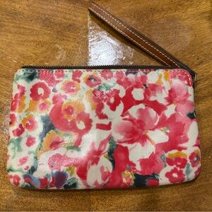 Patricia Nash Floral Clutch - Red and Pink